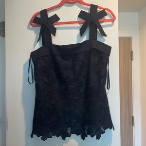 Navy summer blouse